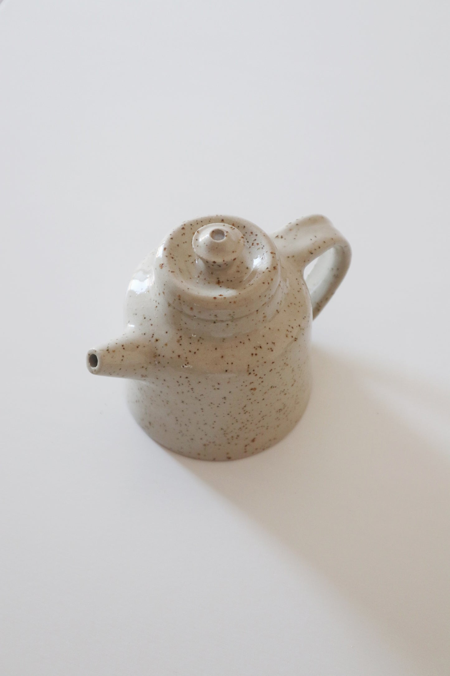 Small speckled teapot