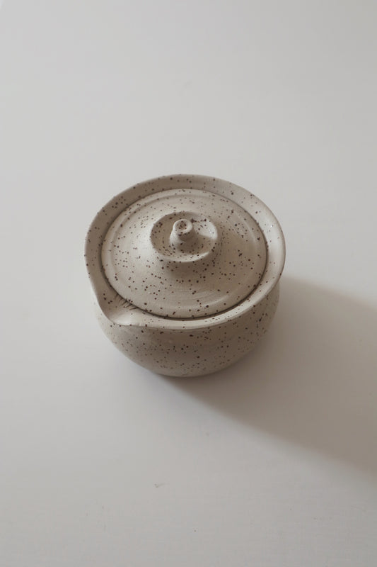 Speckled teapot