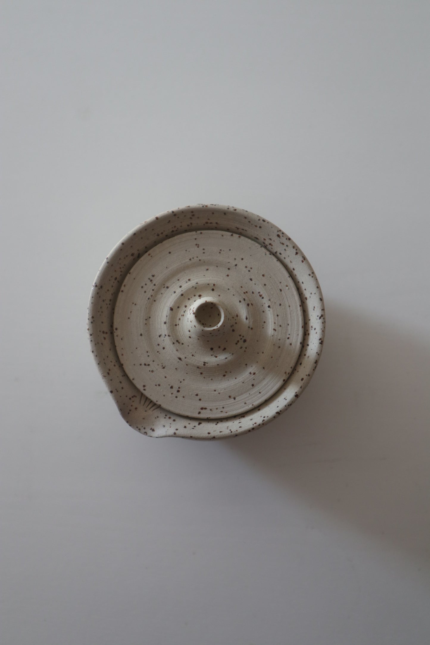 Speckled teapot
