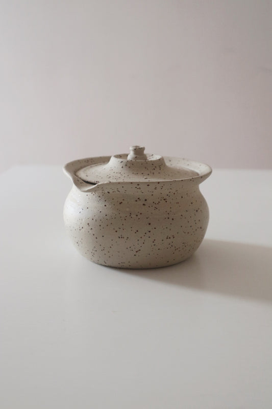 Speckled teapot